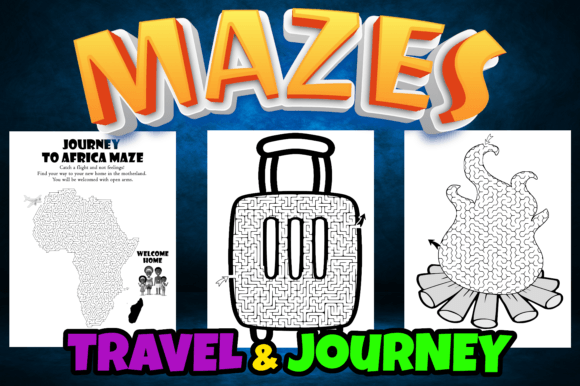 Download Maze Activities Book: 25 Journey Mazes - Premium Resources