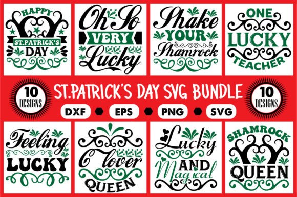Download ST.Patrick's Day Svg Designs Bundle - Svg designs Collection