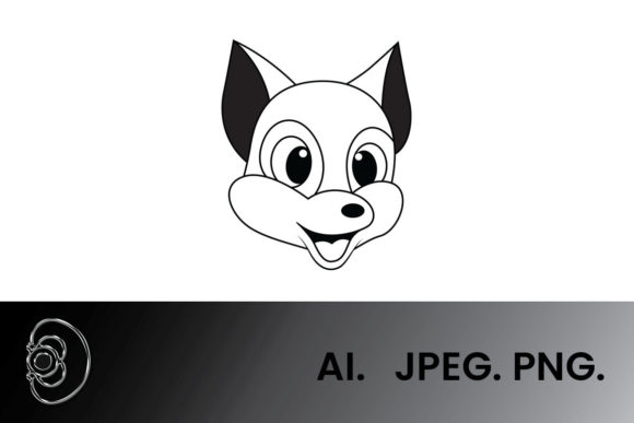 Download Black and White Cute Face Foxes - Premium Resources